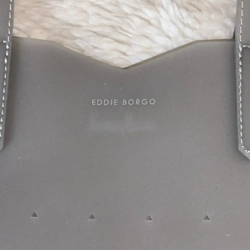 Neiman Marcus Eddie Borgo Jelly Tote Gray Laser-Cut PVC Waterproof Shoulder Bag